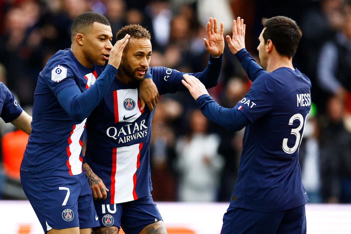 Neymar, Messi and Mbappé, the