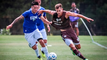 Rodrigo Márquez en una práctica