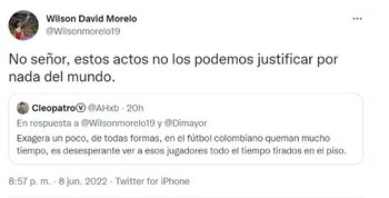 Wilson Morelos le respondió a
