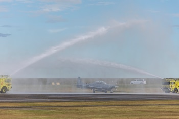La presentación de las aeronaves