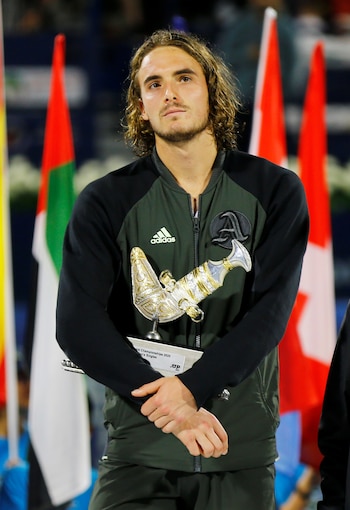 Stefanos Tsitsipas fue el rival que venció al Peque en el ATP de Barcelona en 2018 (Foto: Reuters)