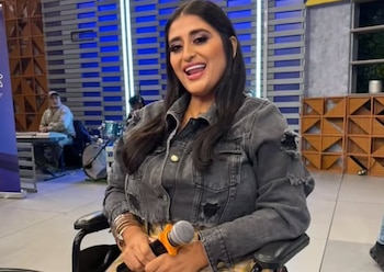 Yelitza Cacua sobrevivió a un accidente de tránsito en Santo Domingo que derivó en la amputación de su pierna izquierda - crédito yelicacua1/Instagram