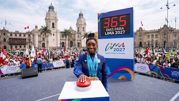 Simone Biles será la gran invitada en la ceremonia de encendido de reloj de los Juegos Panamericanos de Lima 2027