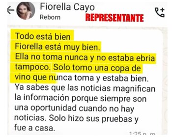Fiorella Cayo negó haber manejado bajo los efectos del alcohol.