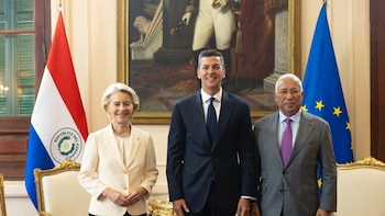 El presidente de Paraguay recibe