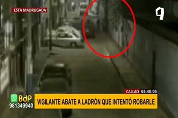 Callao: ladrón muere en frustrado