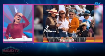Magaly Medina rompe su silencio tras imágenes en Chota y descarta haber estado pasada de copas. Captura: Magaly TV La Firme.