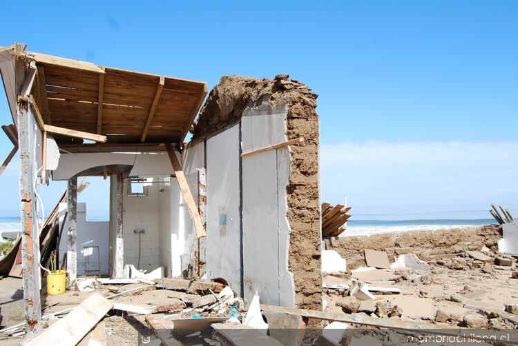 En 2010 ocurrió el sismo fuerte más reciente de Chile.(Archivo Fotográfico y Digital de la Biblioteca Nacional de Chile)