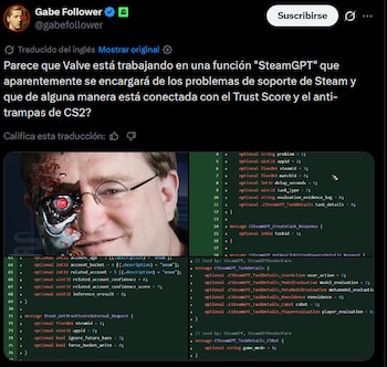 Steam empieza a probar funciones de IA de manera interna.