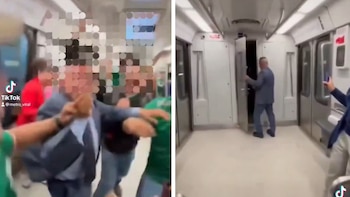 Captan a conductor del Metro CDMX que se unió a los festejos del triunfo de México ante Corea y abandonó su lugar de trabajo