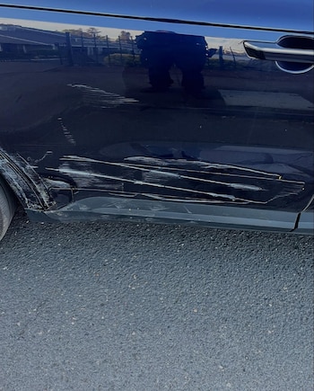 Los daños al vehículo sirvieron