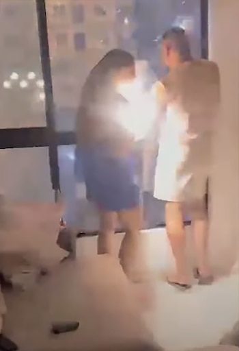 Bianca fue ingresada con quemaduras