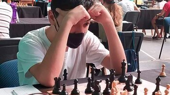 Luca en plena competencia, todavía