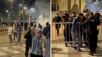 Golpeó a un policía en la celebración por el triunfo ante Inglaterra y le prohibieron festejar en la final del Mundial