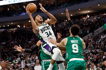 Giannis Antetokounmpo entró a la