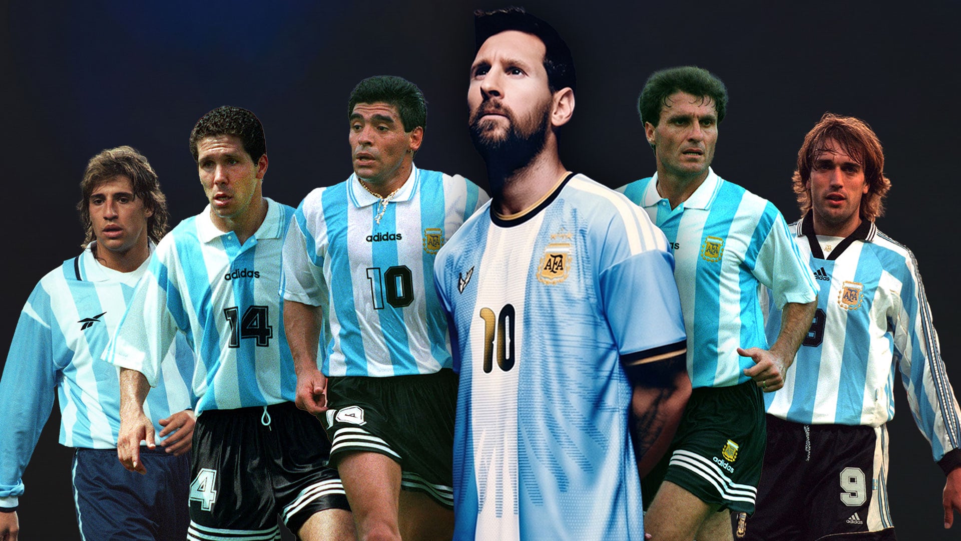 Messi dejó atrás marcas de Crespo, Simeone, Maradona, Ruggeri y Batistuta