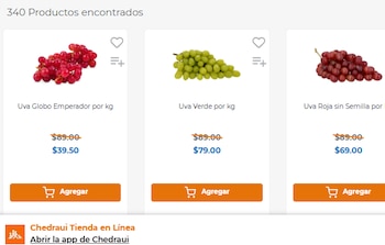 (Captura de pantalla Chedraui)