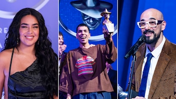 La noche dorada de Milo J en los Premios Gardel: entre la arenga íntima de sus amigos y el apoyo de sus colegas