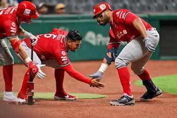 Jon Singleton, Franklin Barreto, Victor González, Maikel Franco y Humberto Castellanos son los refuerzos más importantes rumbo a la próxima temporada. (Instagram: Diablos Rojos del México)