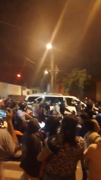 La noche del sábado 25