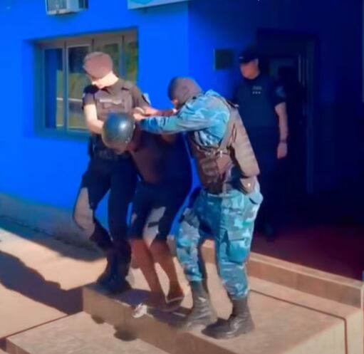 Los tres tenían antecedentes penales en Brasil