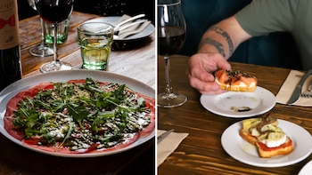 Platos y tapas del restaurante