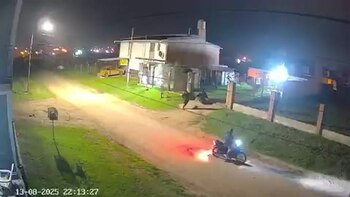 Uno de los agresores permanecía