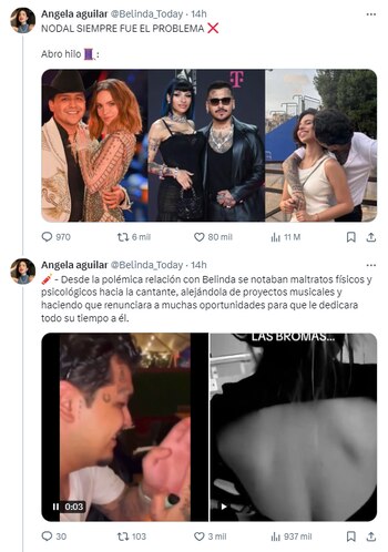 Usuarios de X documentaron hechos