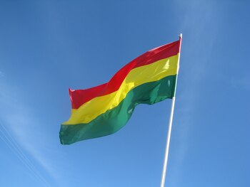 01/01/1970 Bandera de Bolivia en