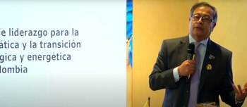 Desde Dubái, el presidente Petro