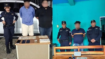 El Salvador: Policía arresta a cuatro sospechosos de narcotráfico e incauta cargamento de cocaína valorado en USD 50,000