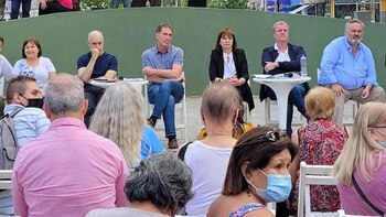 Diego Santilli compartió la campaña