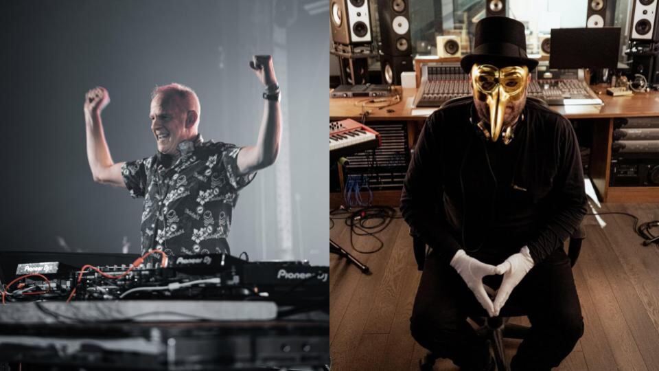 Baum Festival 2025 dio a conocer su cartel de celebración de 10 años, con Fatboy Slim y Claptone como las principales atracciones - crédito @officialfatboyslim y @claptone.official/Instagram