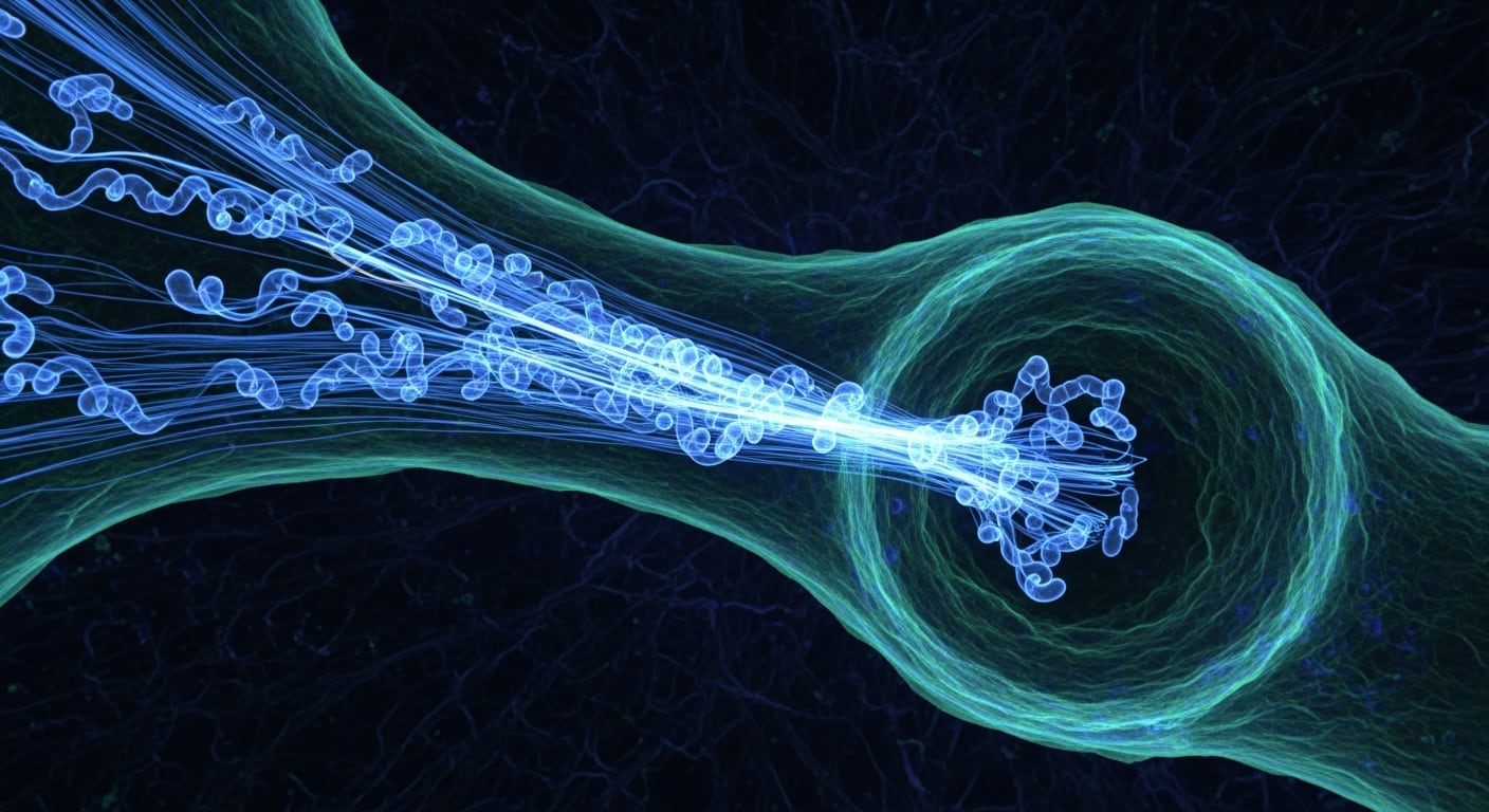 El estudio revela que los flujos celulares, similares a vientos alisios, transportan proteínas como la actina más rápido que por simple difusión (Imagen Ilustrativa Infobae)