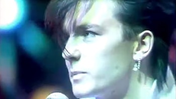 El futuro actor y comediante