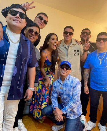 La presentadora presumió su encuentro