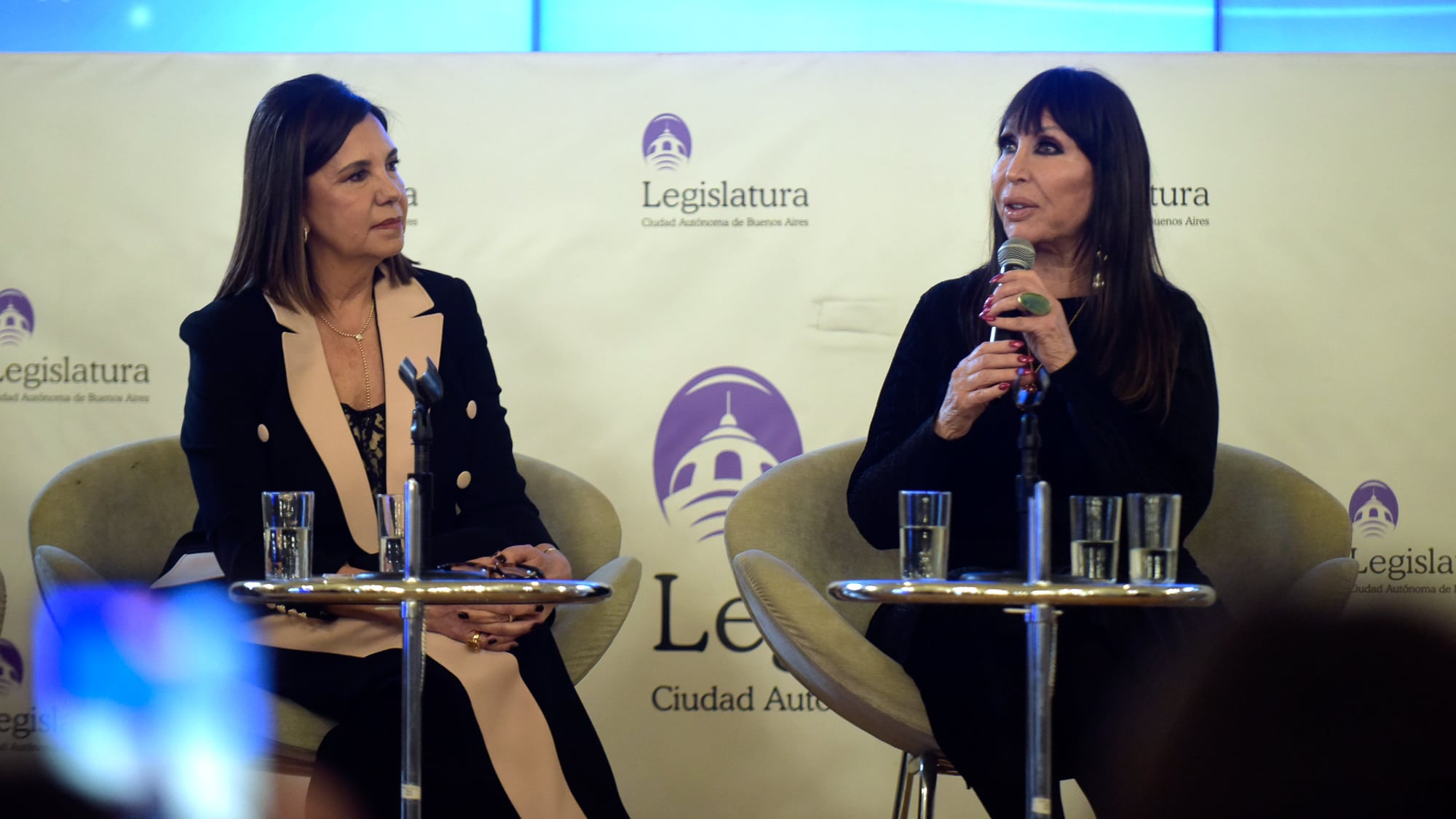 Moria Casán y Liliana Parodi
