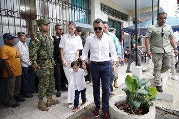 Noboa y su familia fueron