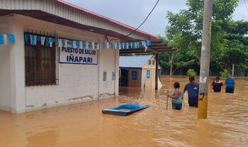 Iñapari bajo el agua. El