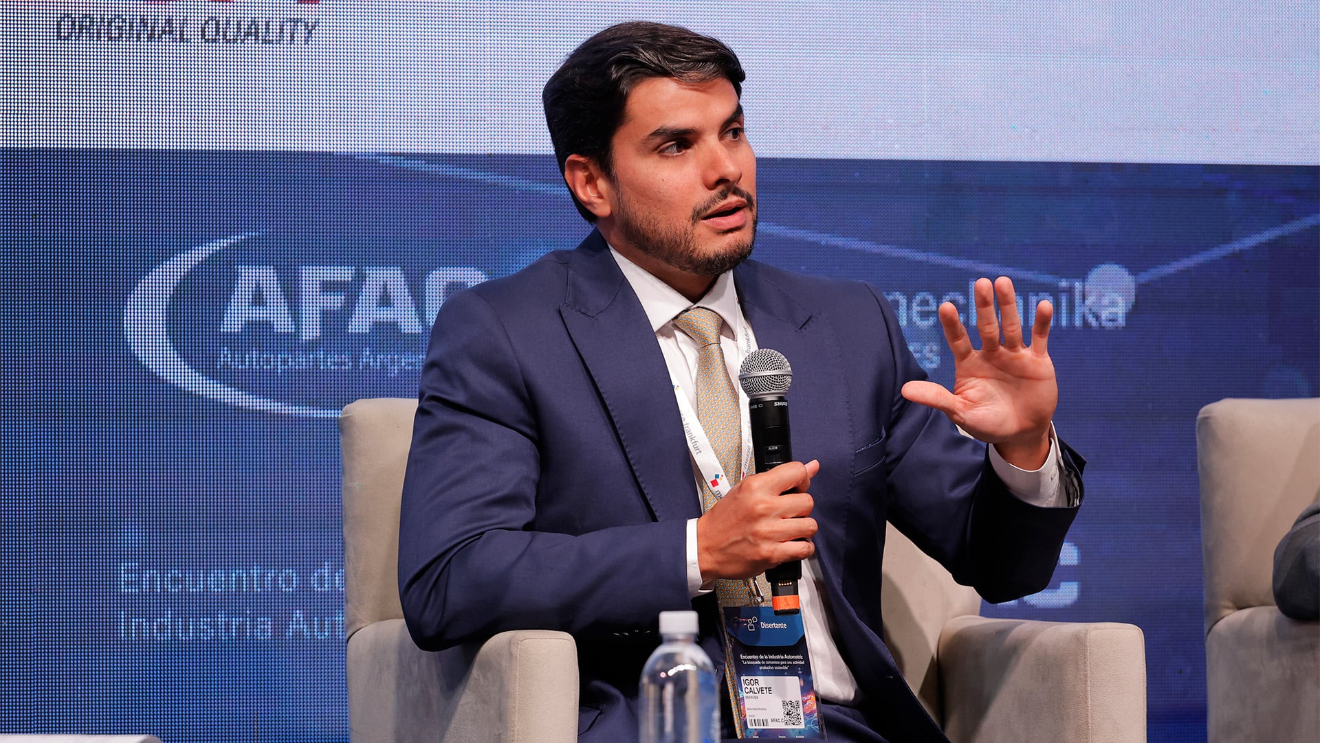 Igor Calvet, Presidente de ANFAVEA, dijo que algunas marcas chinas compraron terrenos y prometieron inversiones, pero todavía no fabrican autos en Brasil. (AFAC)