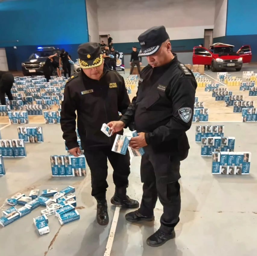 Los operativos se montaron en Montecarlo y Bernardo de Yrigoyen (Policía de Misiones)
