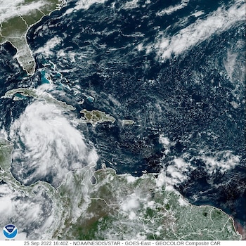 La tormenta tropical Ian se
