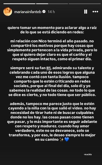 Machis confirma ruptura con Rubigol