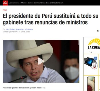 Prensa internacional informa sobre crisis