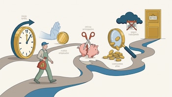 Cinco errores con el dinero del retiro que pueden obligar a trabajar más años
