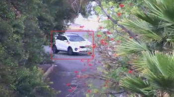 Así fue captada la camioneta robada por los sistemas de vigilancia del Edomex. Crédito: SSEM