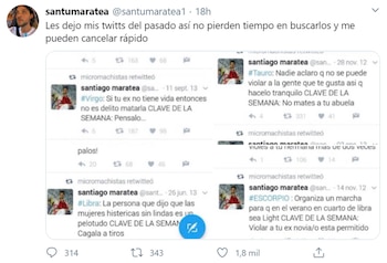 Otro mensaje polémico de Santiago