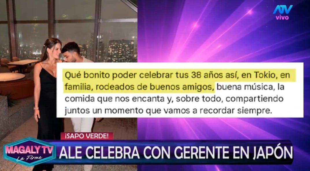 Magaly Medina advierte a Said Palao tras mensaje a Alejandra Baigorria: “No hay que confiarse de las palabras”. Captura: Magaly TV La Firme.