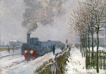 'El tren en la nieve. La locomotora', de Claude Monet (1875) © MUSÉE MARMOTTAN MONET, PARIS