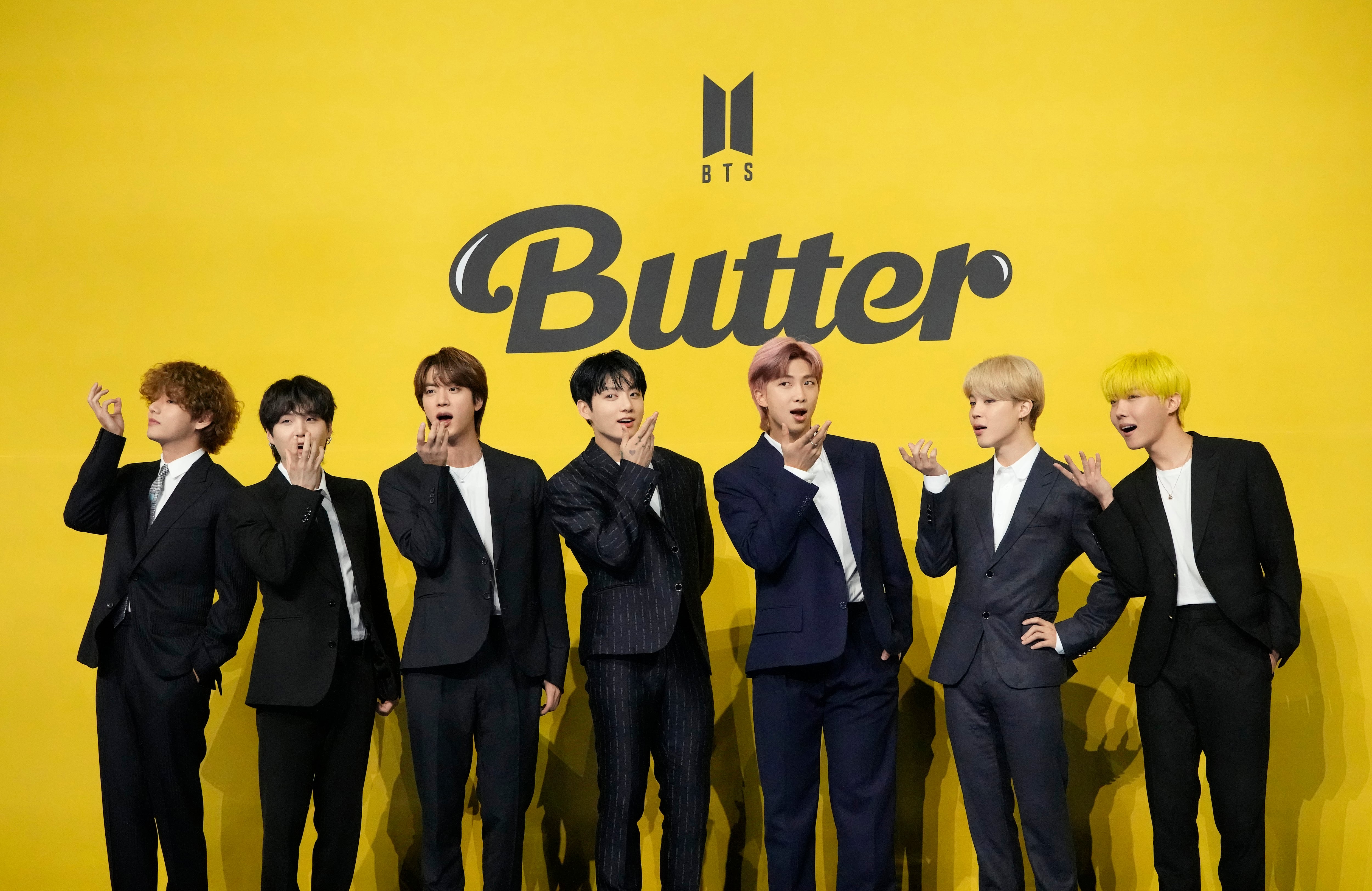 BTS ha establecido más de 23 Guinness World Records, incluyendo el mayor número de espectadores en un estreno de video musical, y domina en plataformas como Spotify y YouTube a nivel mundial (Foto AP/Lee Jin-man)